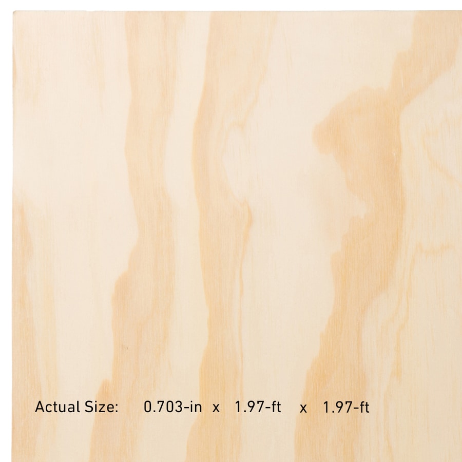 Unbranded NA 23/32-2-2 SANDED PINE PLYWOOD EXT