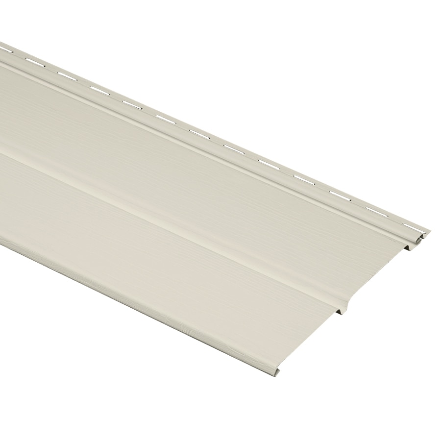 Almond Double Vented Soffit (Common: 10-in x 12-ft; Actual: 10-in x 12 ...