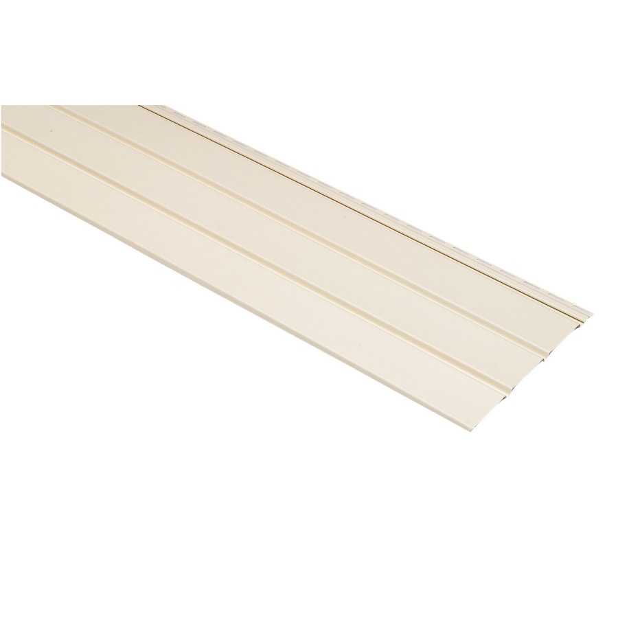 Georgia-Pacific 423662 144" x 12" White Triple Solid Soffit