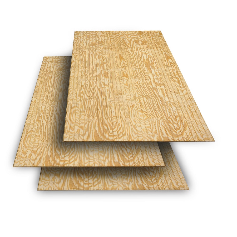 Plytanium Ply-Bead Natural/Rough Sawn 0.3437-in x 48-in x 96-in SYP ...