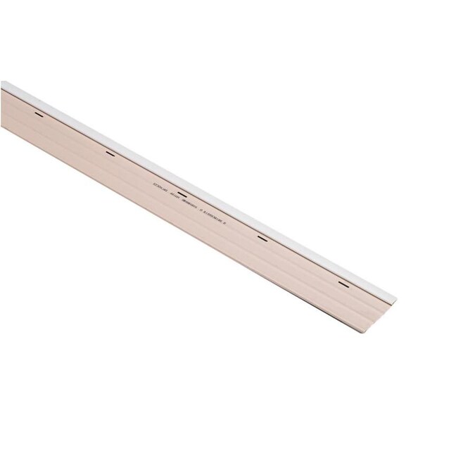 4in x 7.9791ft White Vinyl Top Rail Skirting Trim in the Skirting Trim department at