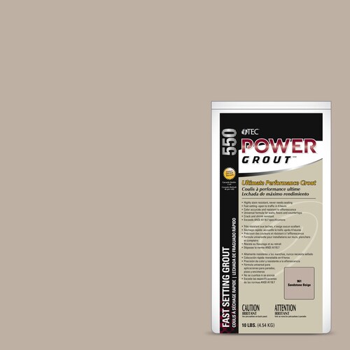 TEC Power 10lb Sandstone Beige Grout in the Grout department at