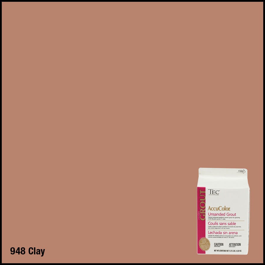 TEC 3307015322 9.75 lbs Clay Unsanded Powder Grout