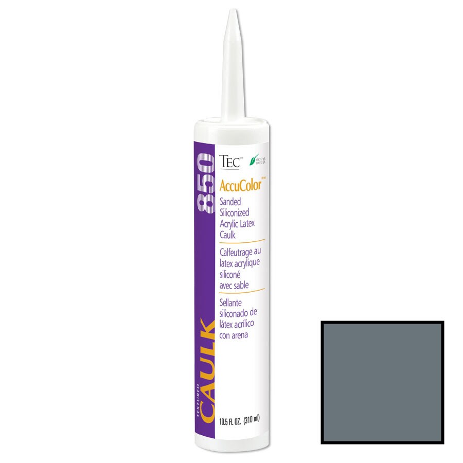 Tec Charcoal Gray Sanded Paintable Caulk In The Caulk Department At