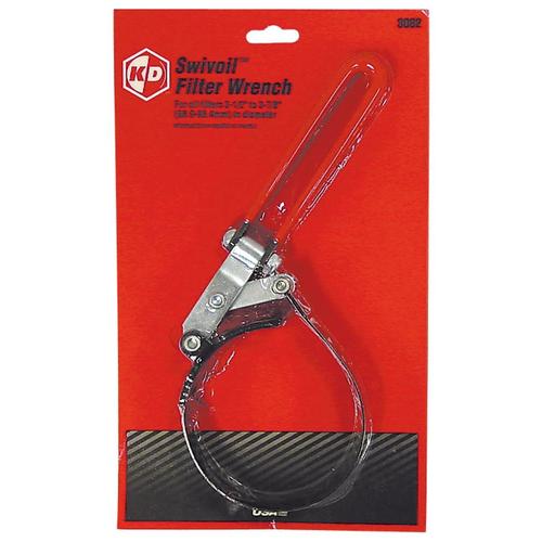 KD Tools Swivel Handle Oil Filter Wrench 31/2 to 37/8 in in the Strap