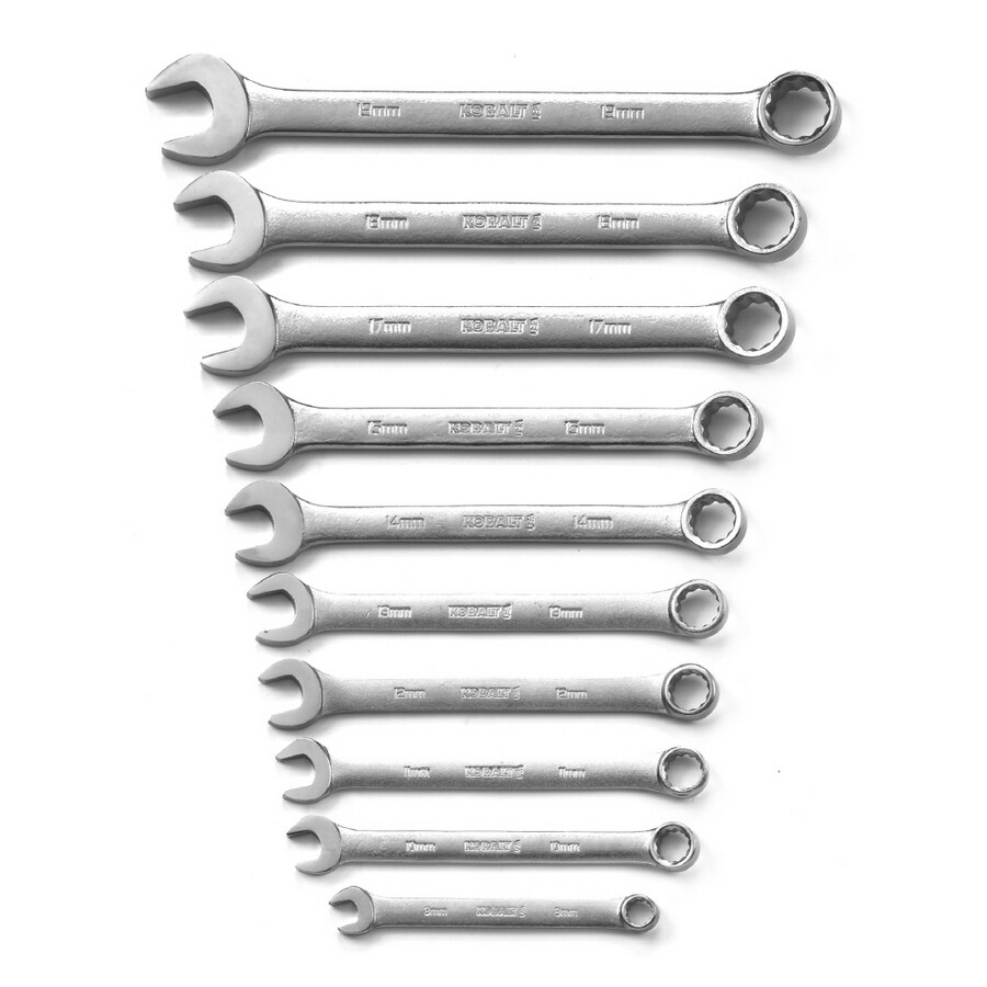 Kobalt 10-Piece SAE Combination Wrench Set at Lowes.com