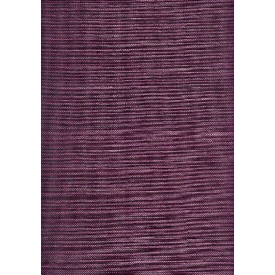 Allen + roth Purple Grasscloth Unpasted Textured Wallpaper at Lowes.com