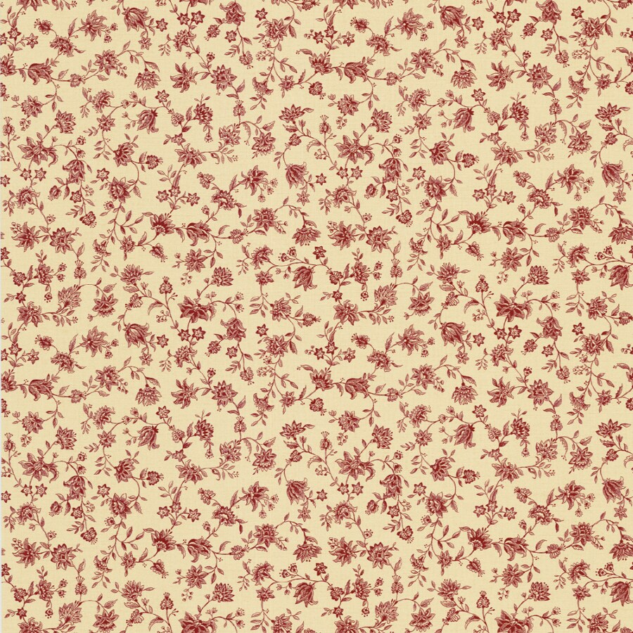 Waverly Red Strippable Prepasted Classic Wallpaper in the Wallpaper ...