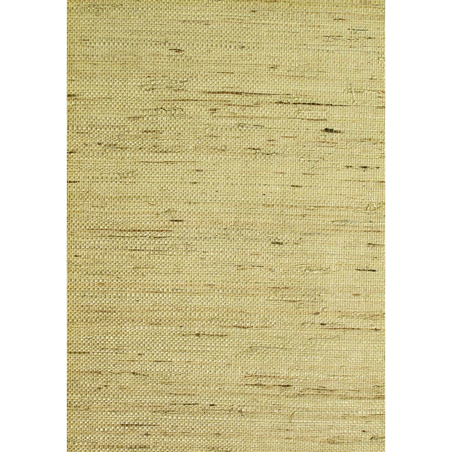Allen + roth Brown Grasscloth Unpasted Textured Wallpaper at