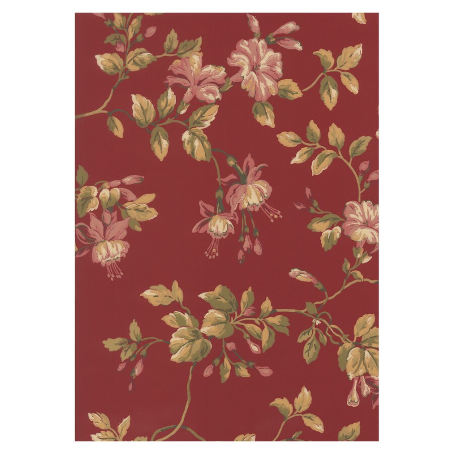 Waverly Coronado Floral Trail Wallpaper in the Wallpaper department at