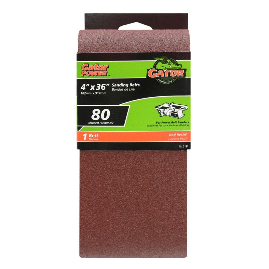 Gator Medium 80Grit Sandpaper 4in W x 36in L at