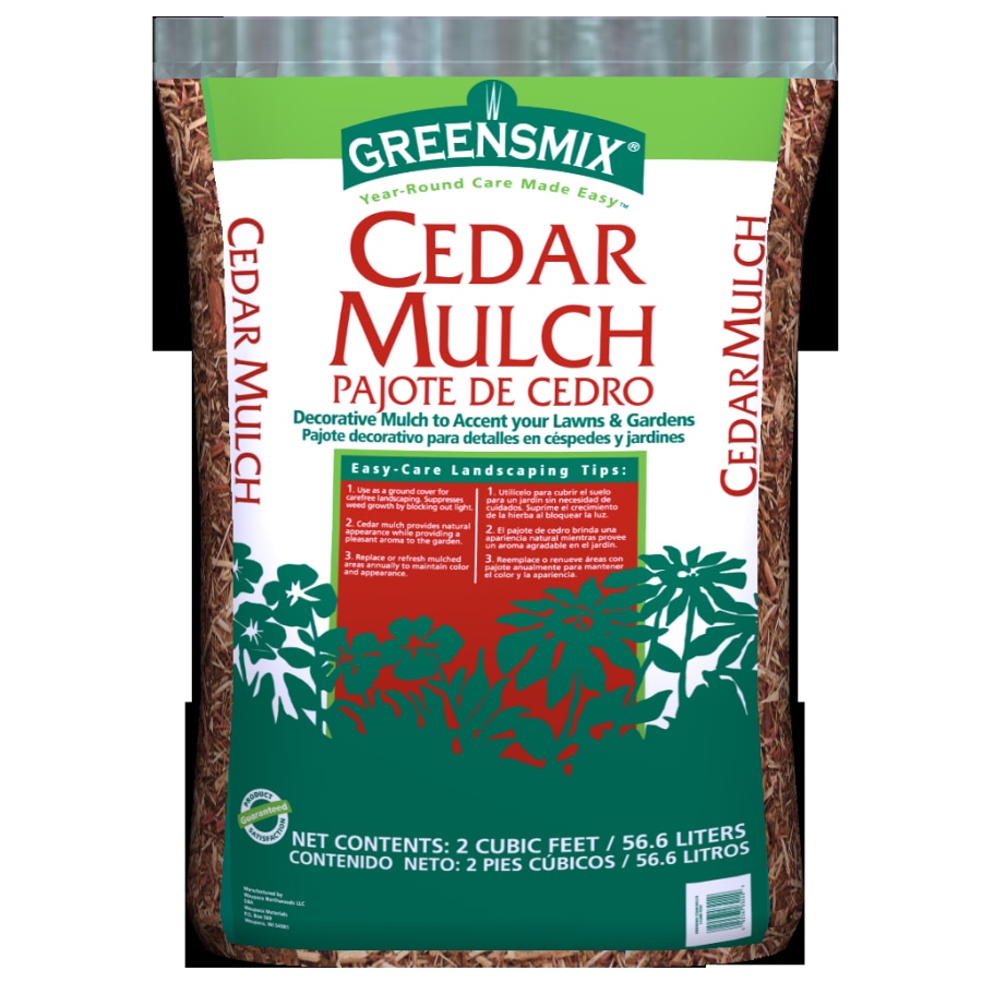 2 Cu. Ft. Aromatic Cedar Mulch at