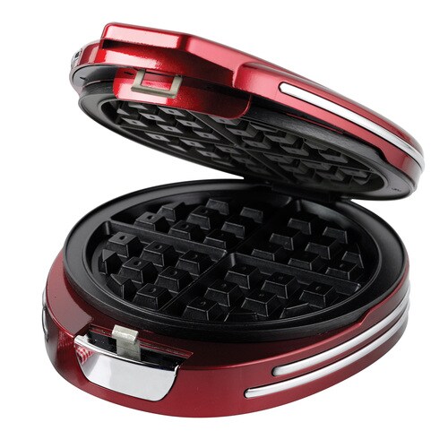 Nostalgia Round Waffle Maker in the Waffle Makers department at
