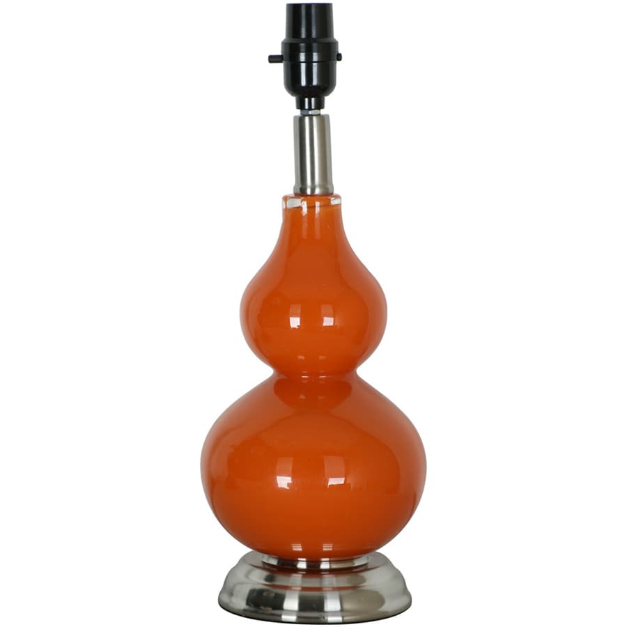 Style Selections T-2994 16.25-in Orange Lamp Base