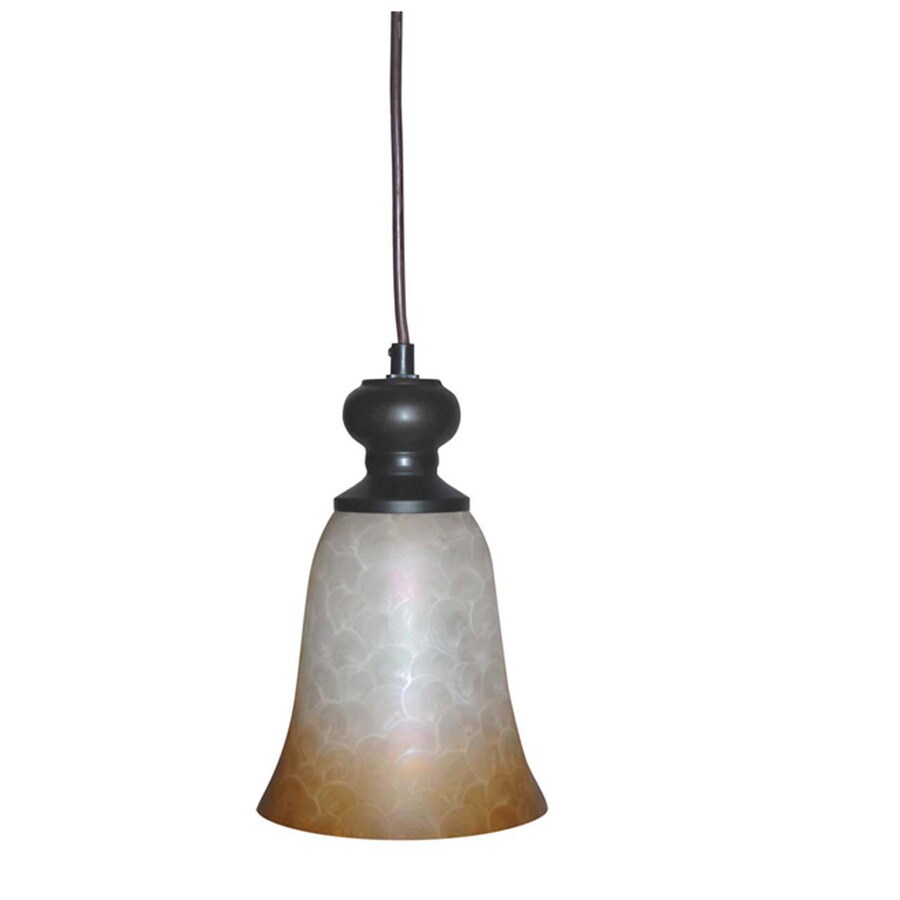Portfolio 6in Bronze Mini Pendant in the Pendant Lighting department