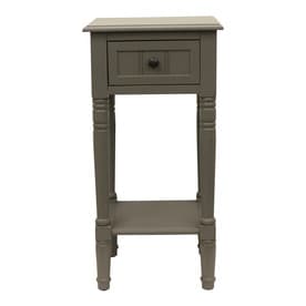 Simplify One Drawer Accent Table Gray - D&#233;cor Therapy