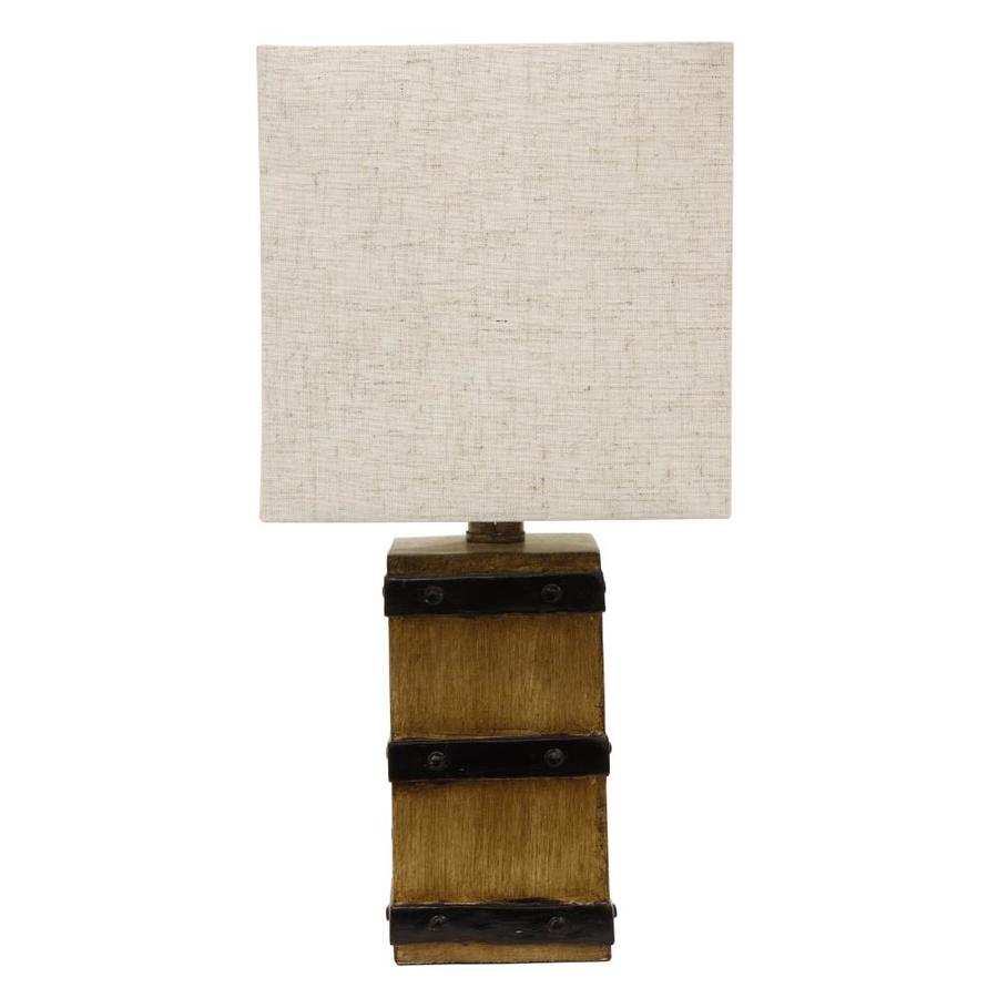 Decor Therapy 15 5 In Borden Table Lamp With Linen Shade At Com