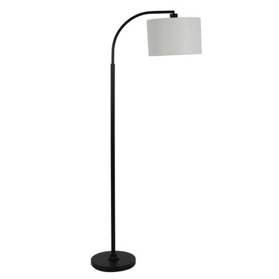 Decor Therapy Asher 60 In Black Floor Lamp At Lowes Com