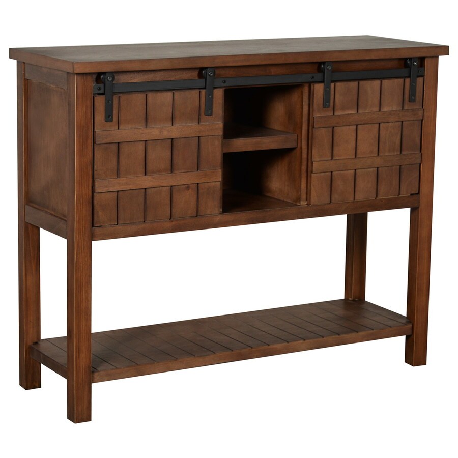 Ash Brown Farmhouse Console Table