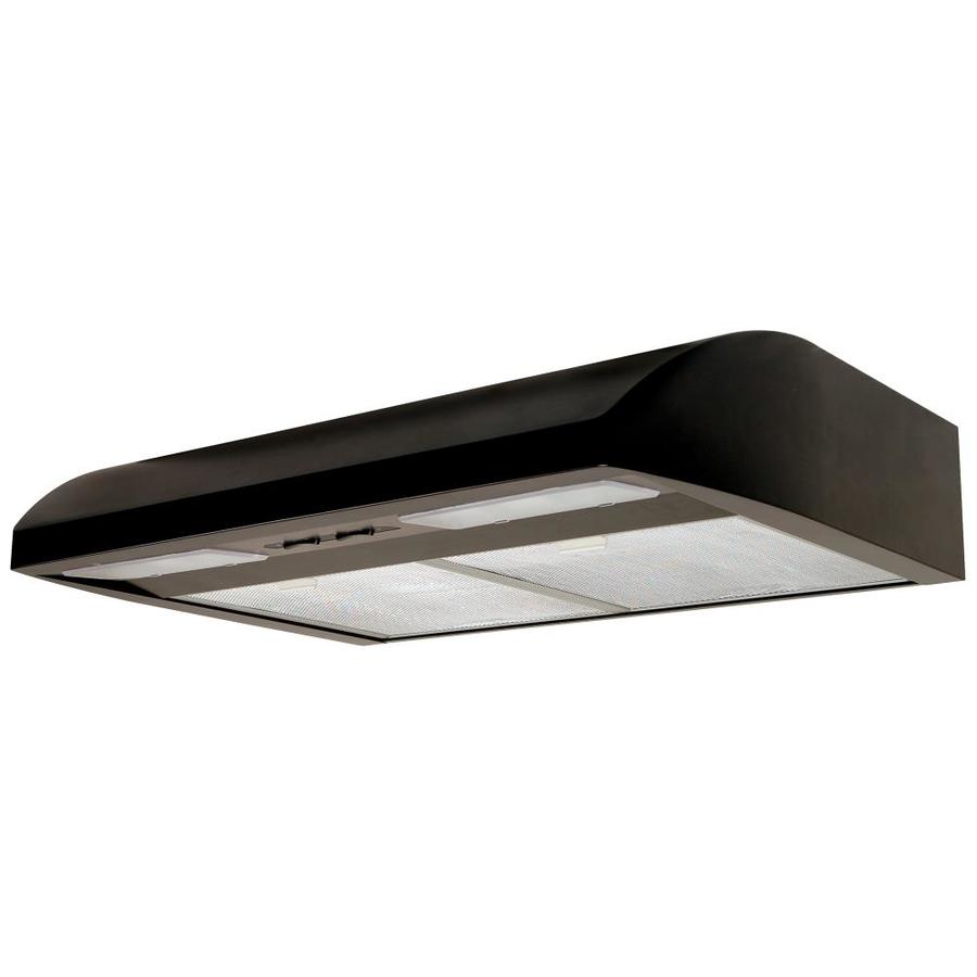 Air King 30in Ductless Black Range Hood in the