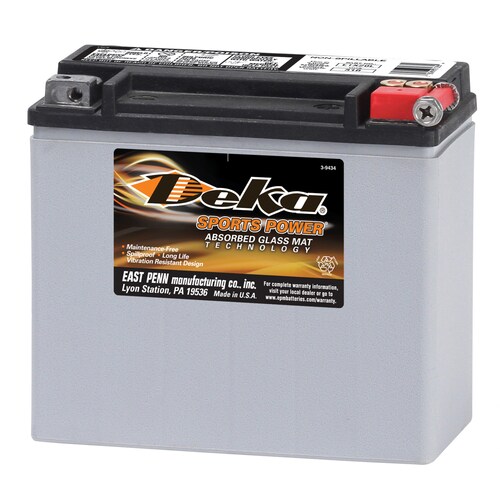 Deka 12-Volt Motorcycle Battery in the Power Equipment Batteries