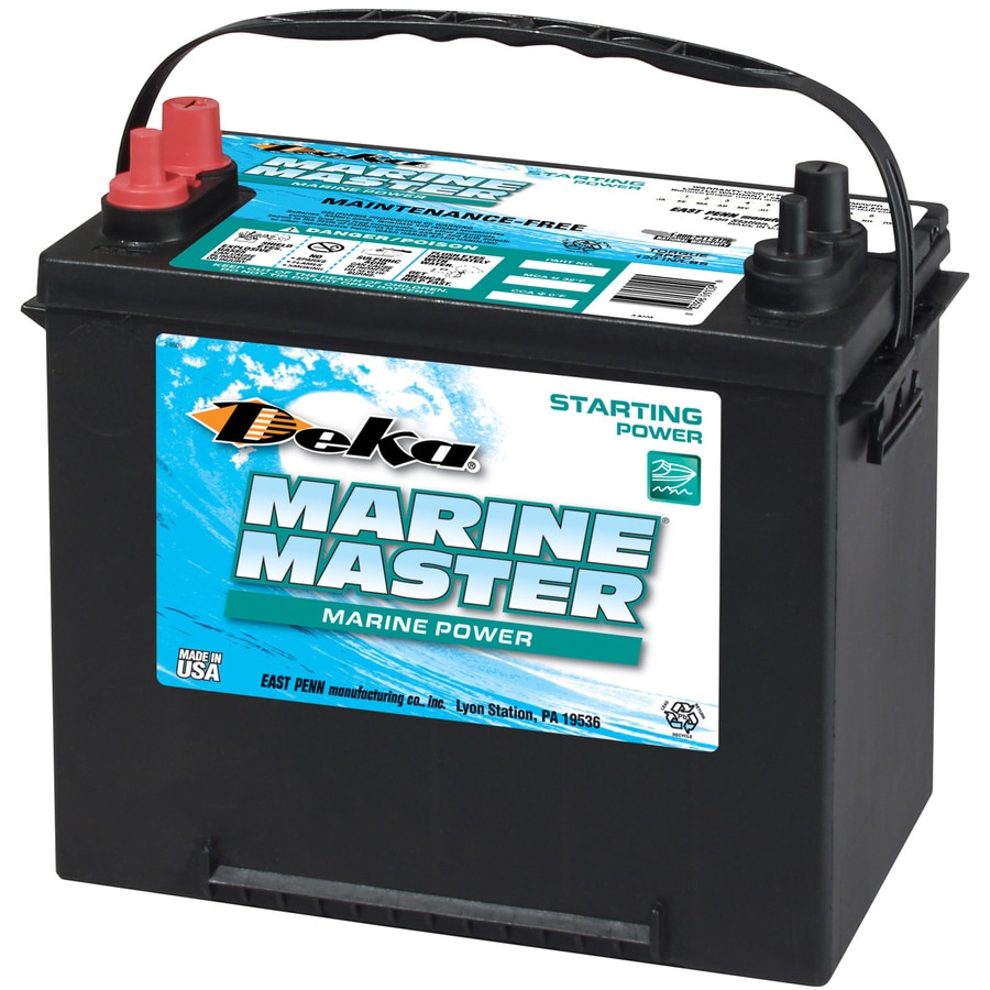 Shop Deka 12-Volt 1,000-Amp Marine Battery at Lowes.com