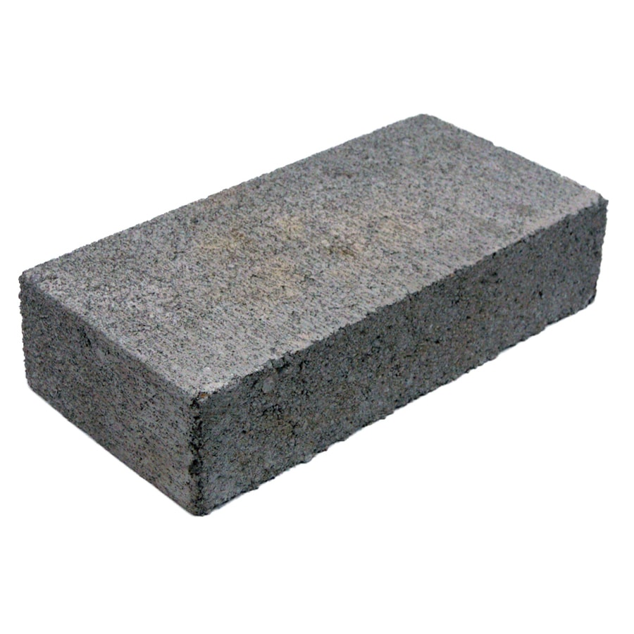 Solid Cap Concrete Block 16in x 4in x 8in; Actual 15.625