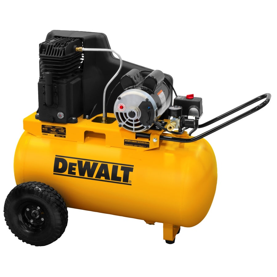 DEWALT 20Gallon Portable Electric Horizontal Air Compressor at