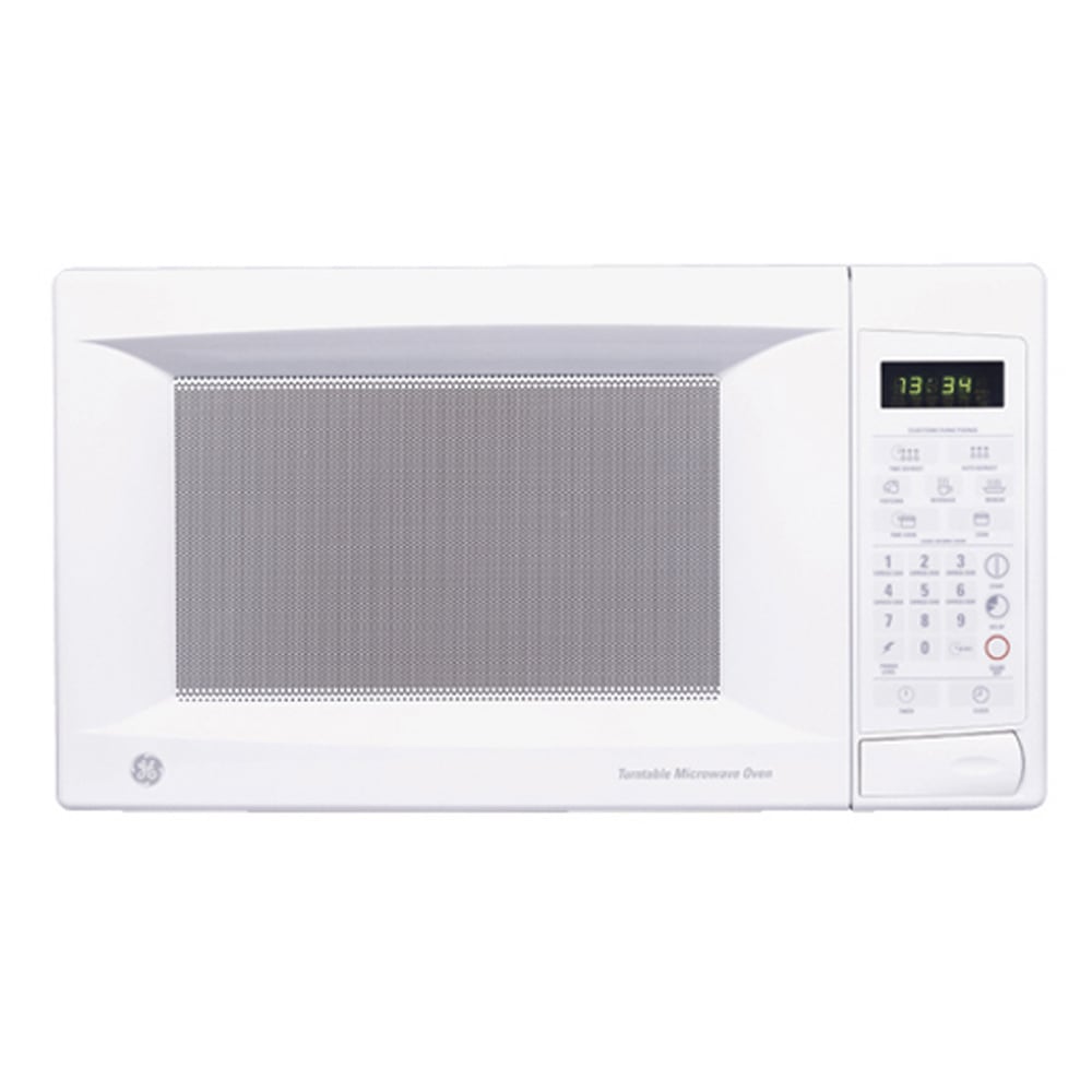 Ge 1 3 Cu Ft Countertop Microwave Oven Color White At Lowes Com