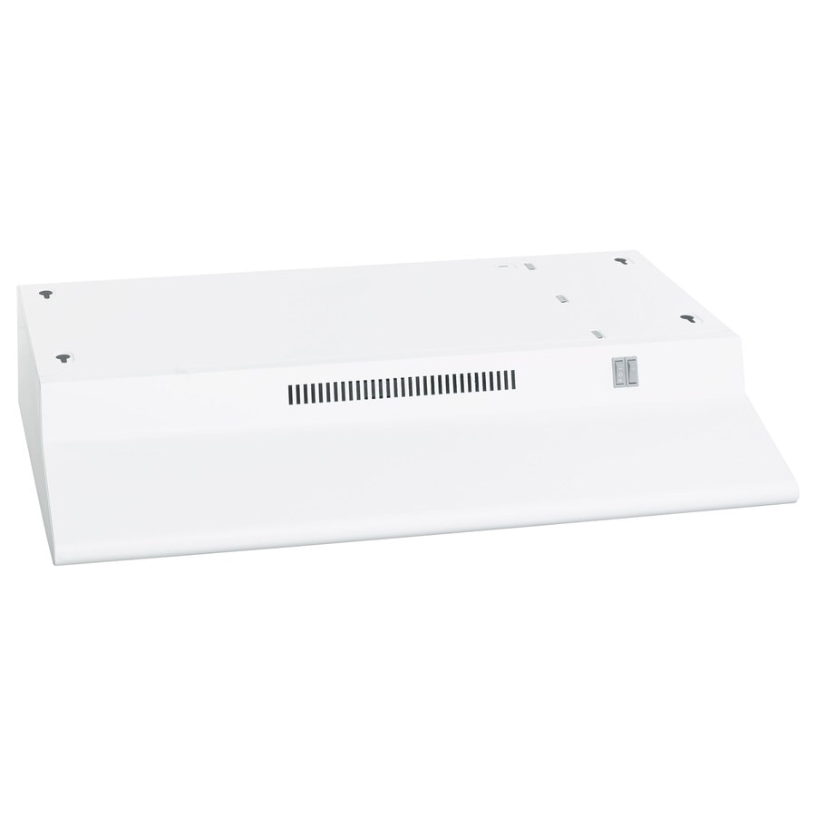 Ge 30 In Ductless White Undercabinet Range Hood Common 30 Inch