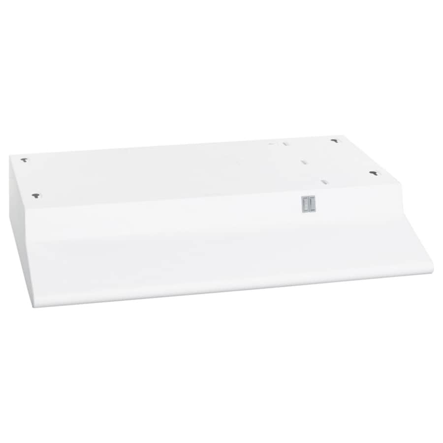 GE 30in Ducted White Range Hood 30 Inch; Actual