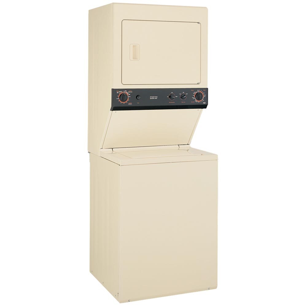 GEÂ® WSM2780DWW Unitized SpacemakerÂ® Washer and Gas Dryer (Color: White)