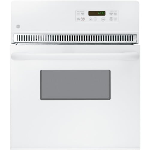 GE 24in SelfCleaning Single Electric Wall Oven (White) in the Single