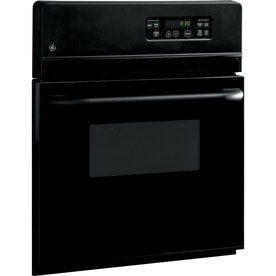 Ge Wall Ovens At Lowes Ge Single Electric Wall Oven Black Common 24 In Actual