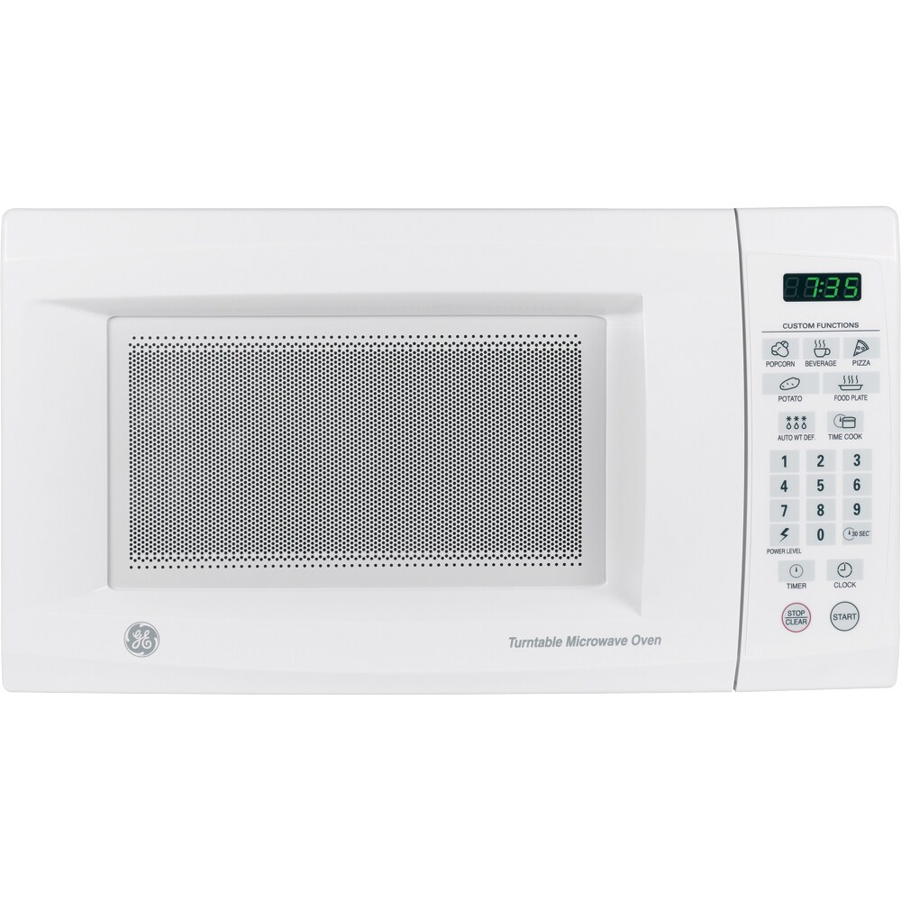 Ge 0 7 Cu Ft Capacity Countertop Microwave Oven Color White
