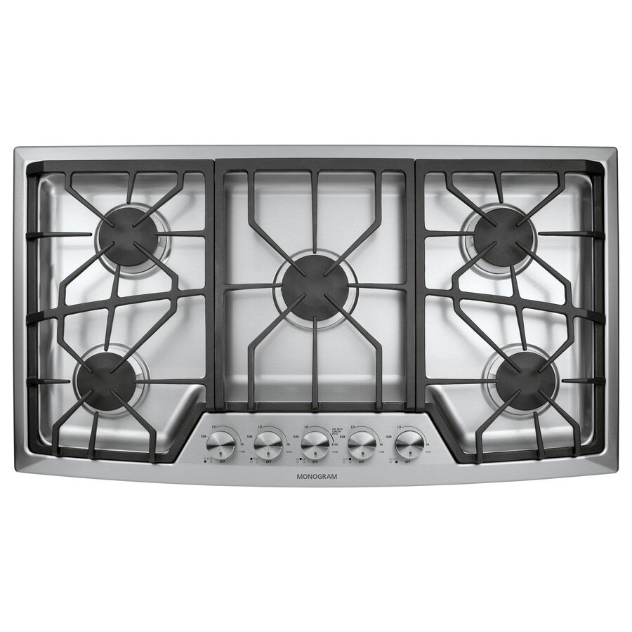 Monogram Monogram 5 Burner Gas Cooktop Stainless Steel Common