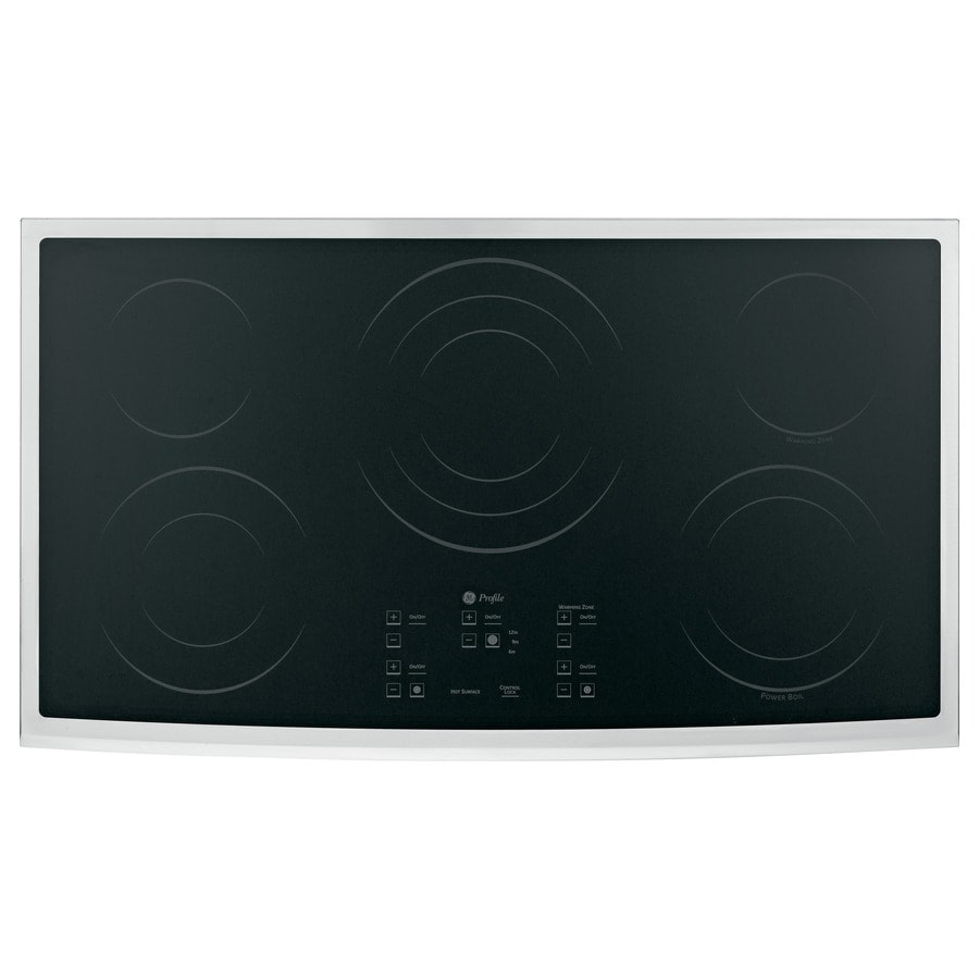 Ge Profile 5 Element Smooth Surface Electric Cooktop Stainless