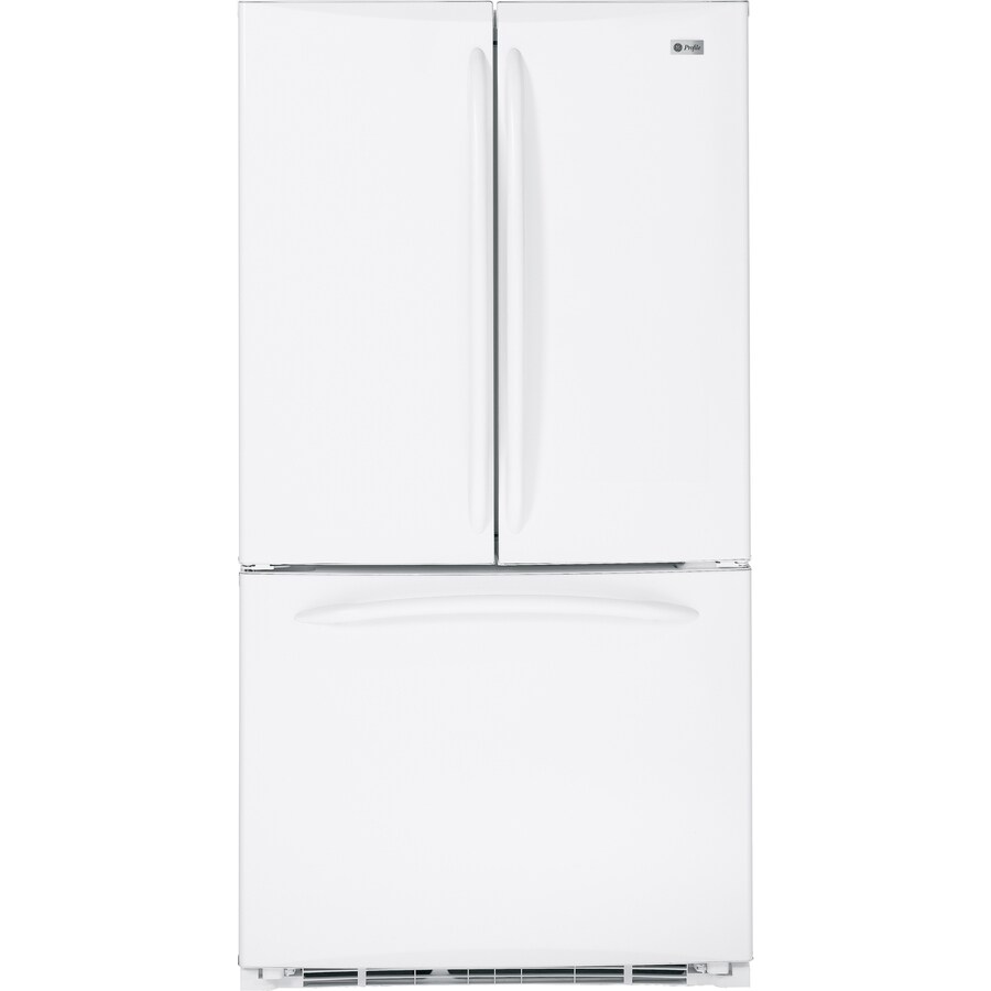 GE Profile 20.7 cu ft Bottom-Freezer Counter-Depth Refrigerator (White ...