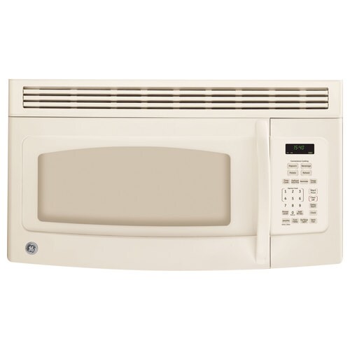 Ge 1 5 Cu Ft Over The Range Microwave Bisque Common 30 In Actual 29 875 Microwaves Department At Lowes Ge 1 5 Cu Ft Over The Range Microwave