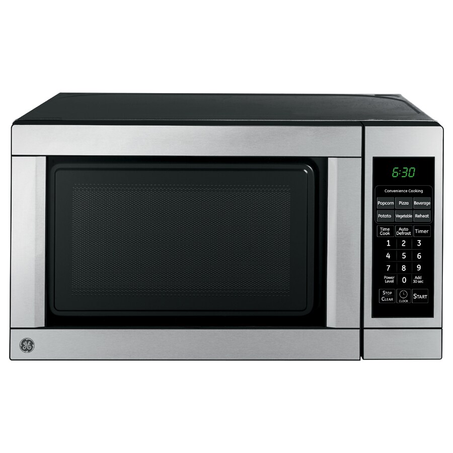 Ge 0 7 Cu Ft Countertop Microwave Oven Color Stainless Steel