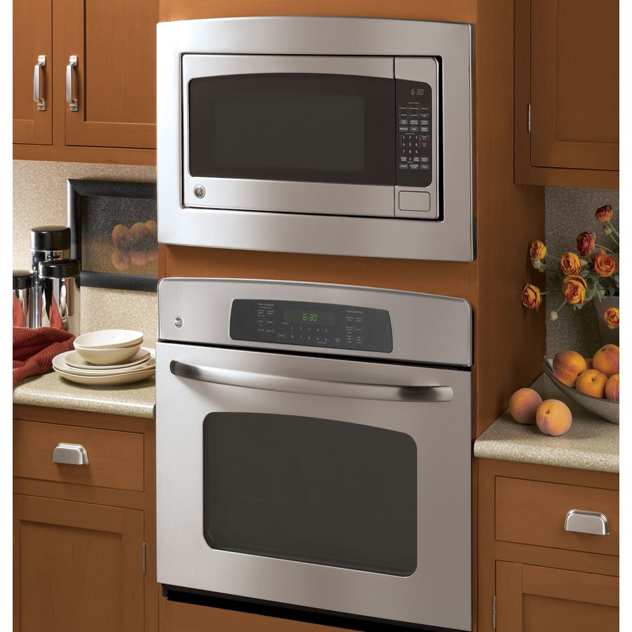 Shop GE 30-in Stainless Steel Built-In Microwave Trim Kit at Lowes.com