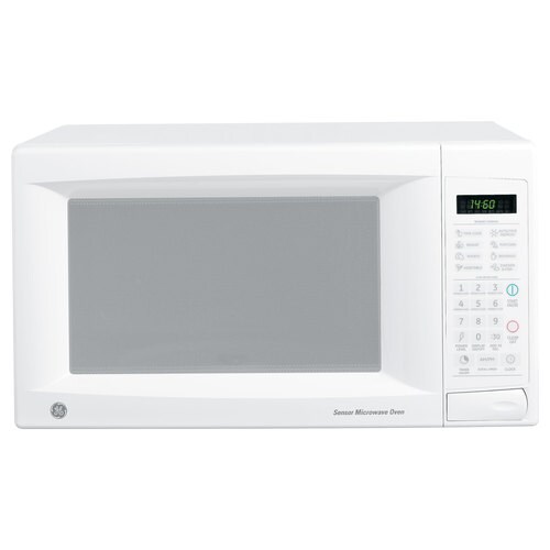 GE 1.4-cu ft 1100 Countertop Microwave (White) at Lowes.com