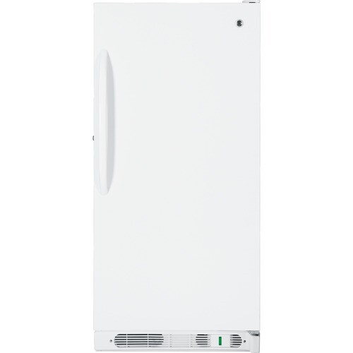 GE 14.1cu ft Upright Freezer (White) at