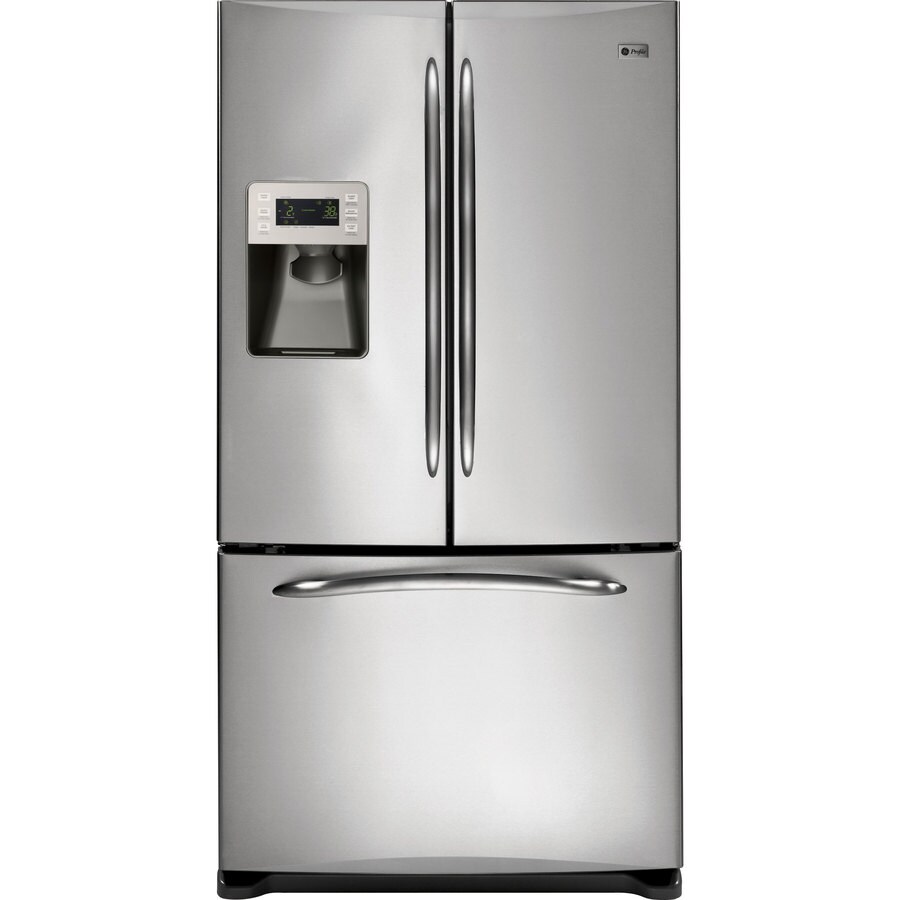 Ge Profile 25 8 Cu Ft Door French Door Refrigerator With Ice Maker