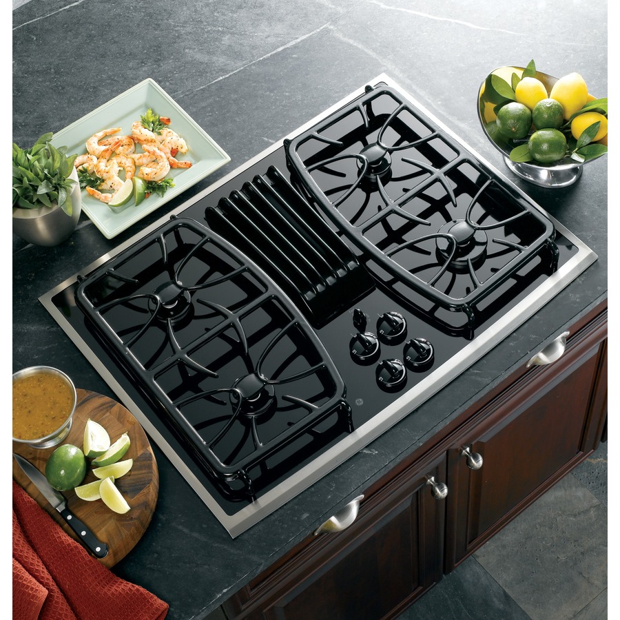 lowes gas cooktop with downdraft