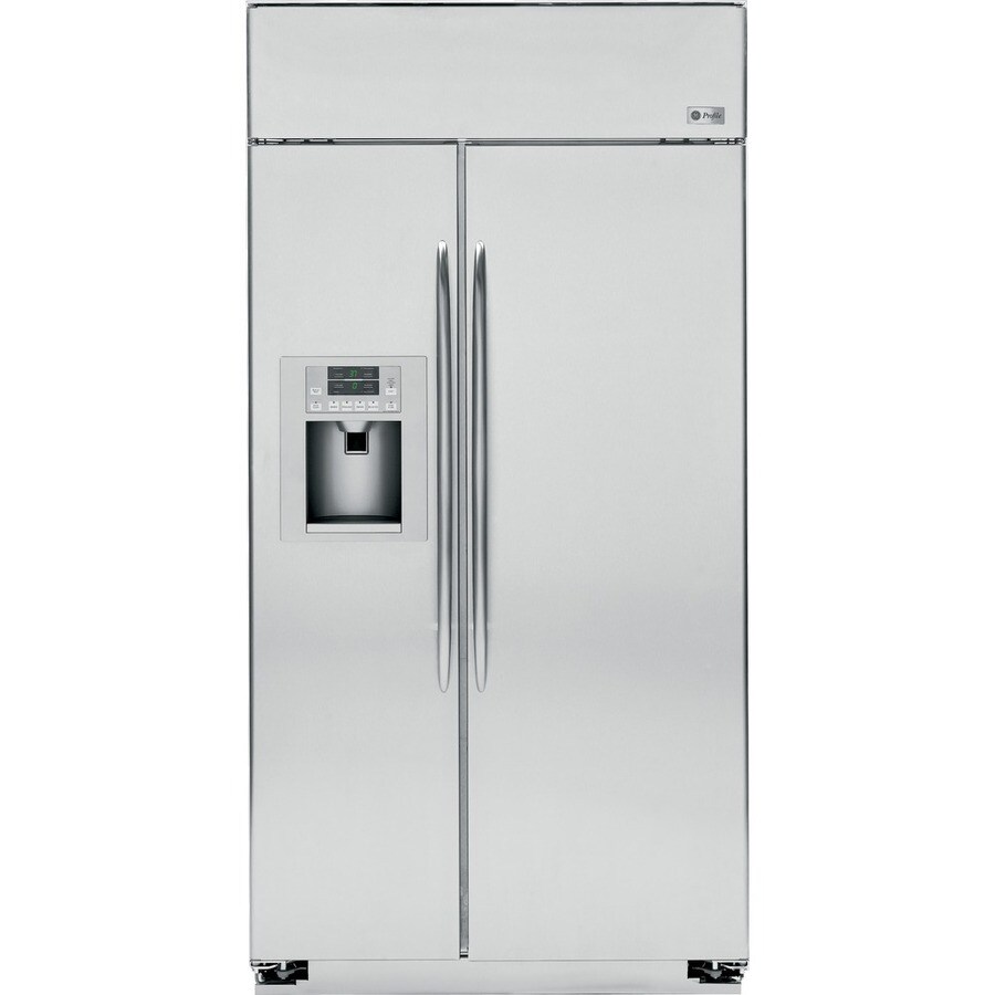 Ge Profile 25 2 Cu Ft Side By Side Counter Depth Refrigerator With