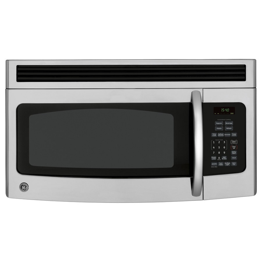 Ge 1 Stainless Steel Microwave Bestmicrowave Ge 1 5 Cu Ft Over The Range Microwave Stainless Steel Black