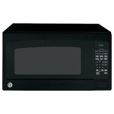 Ge 2 Cu Ft 1200 Countertop Microwave Black At Lowes Com