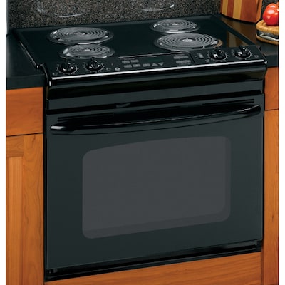 Ge 30 Inch Drop In Electric Range Color Black At Lowes Ge 30 Inch Drop In Electric Range Color Black At Lowes