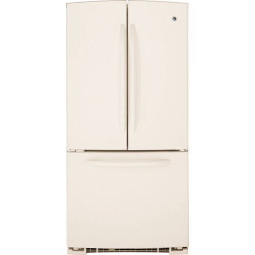 Ge 22 Cu Ft French Door Refrigerator Color Bisque Energy Star